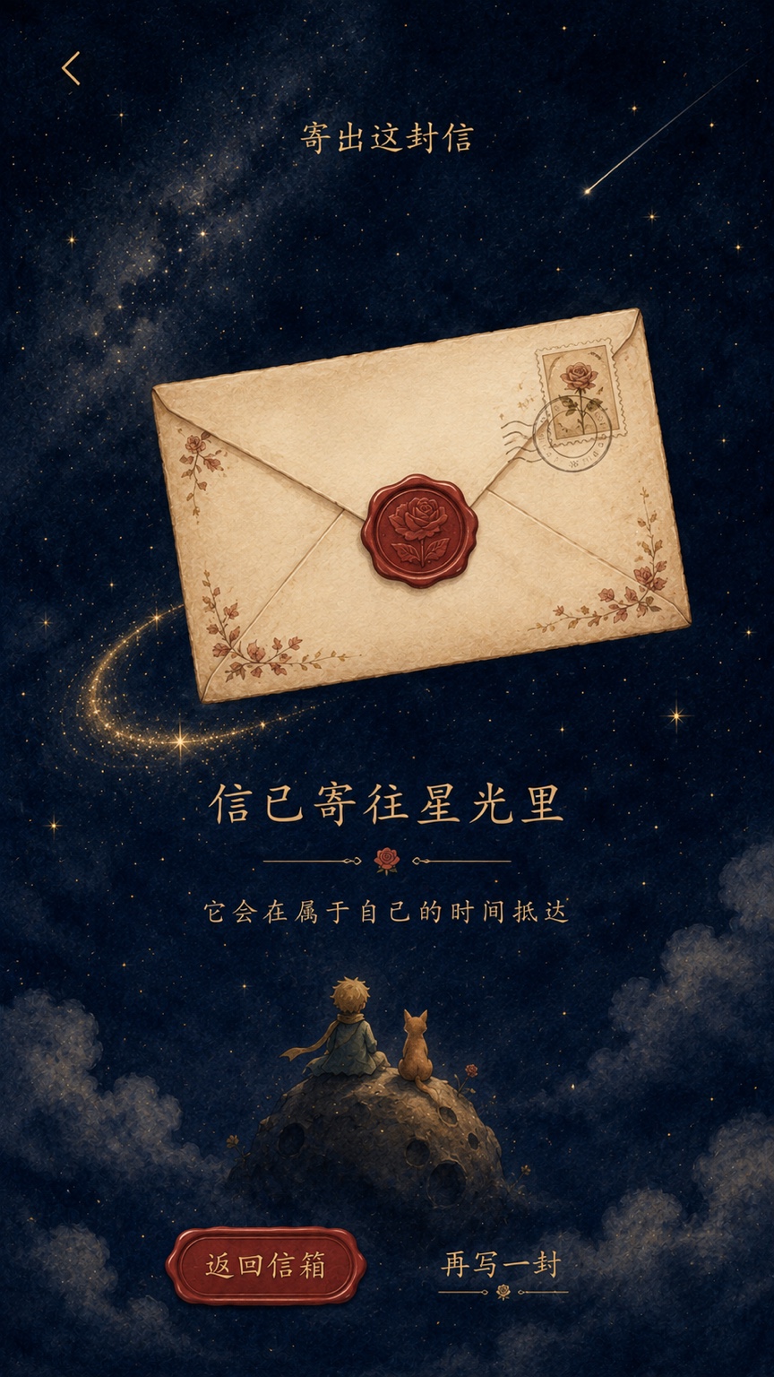信已寄往星光里
